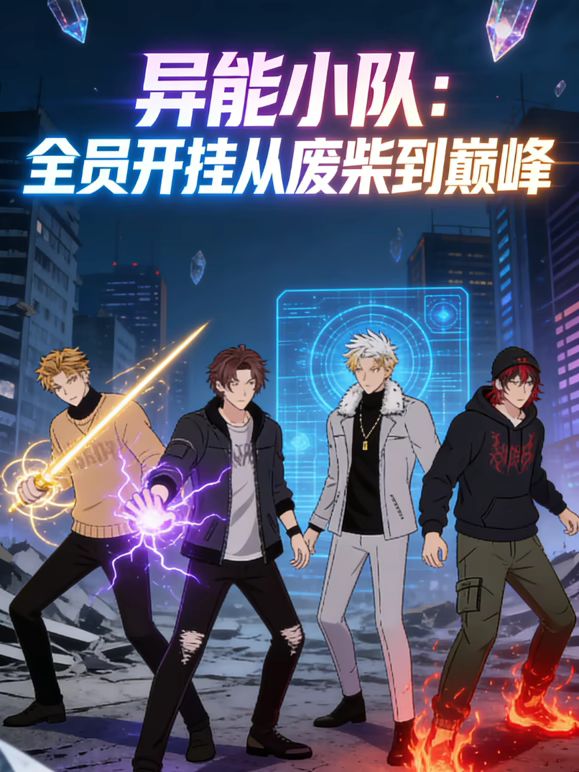 异能小队，全员开挂从废柴到巅峰动态漫画}