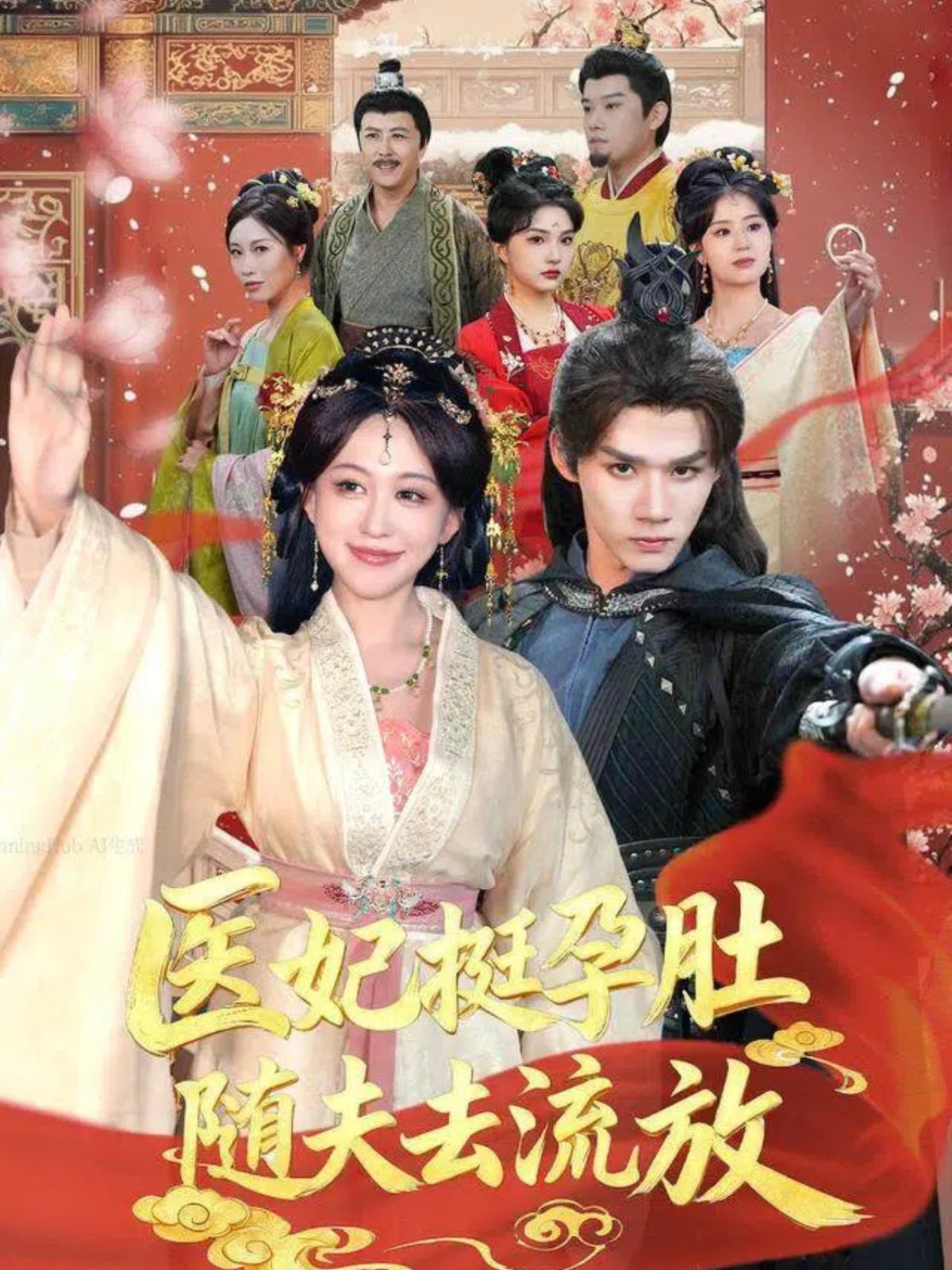 医妃挺孕肚随夫去流放}