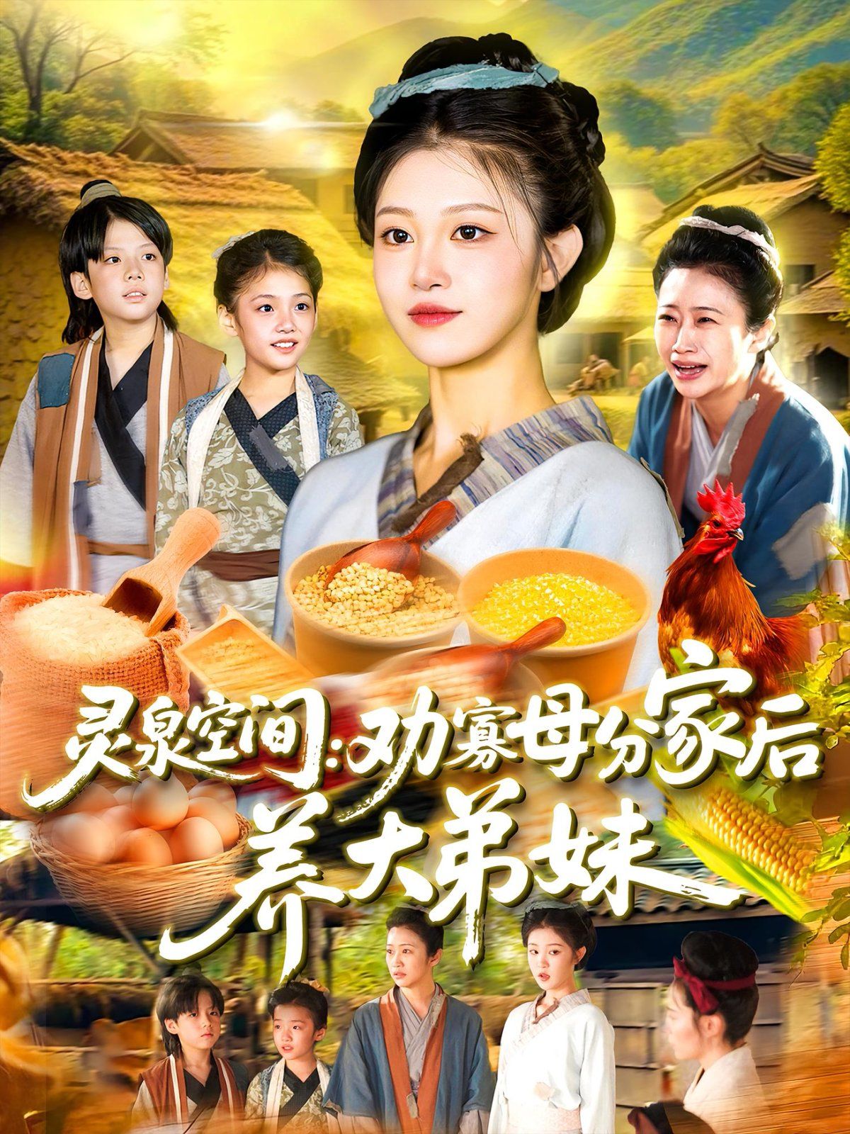 灵泉空间劝寡母分家后养大弟妹}