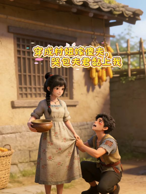 穿成村妞嫁傻夫，哭包夫君黏上我}