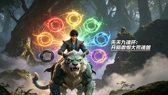 先天九魂环：开局震慑大荒魂兽}