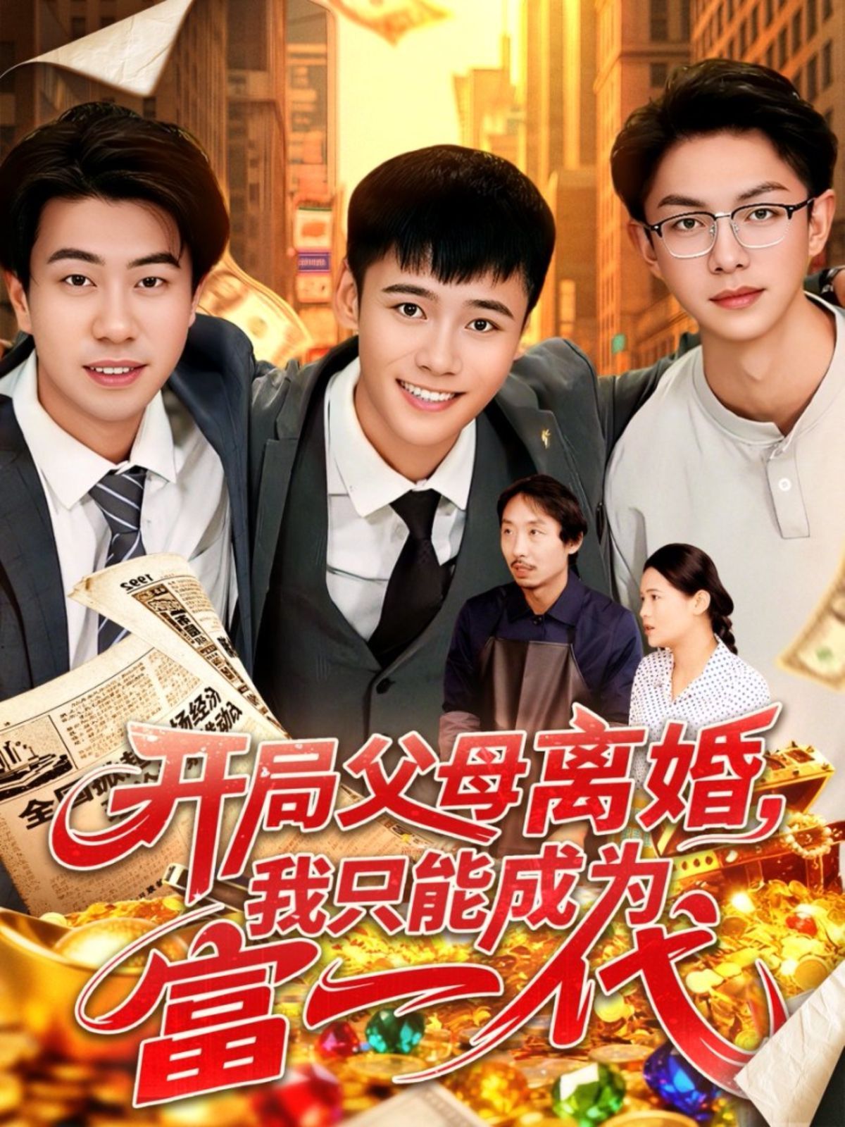 开局父母离婚，我只能成为富一代}