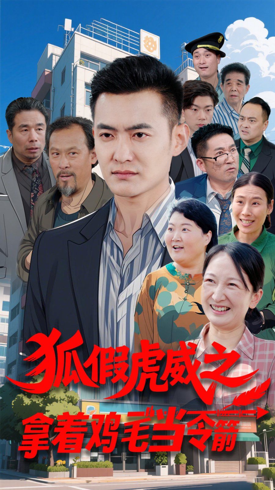 狐假虎威之拿着鸡毛当令箭}