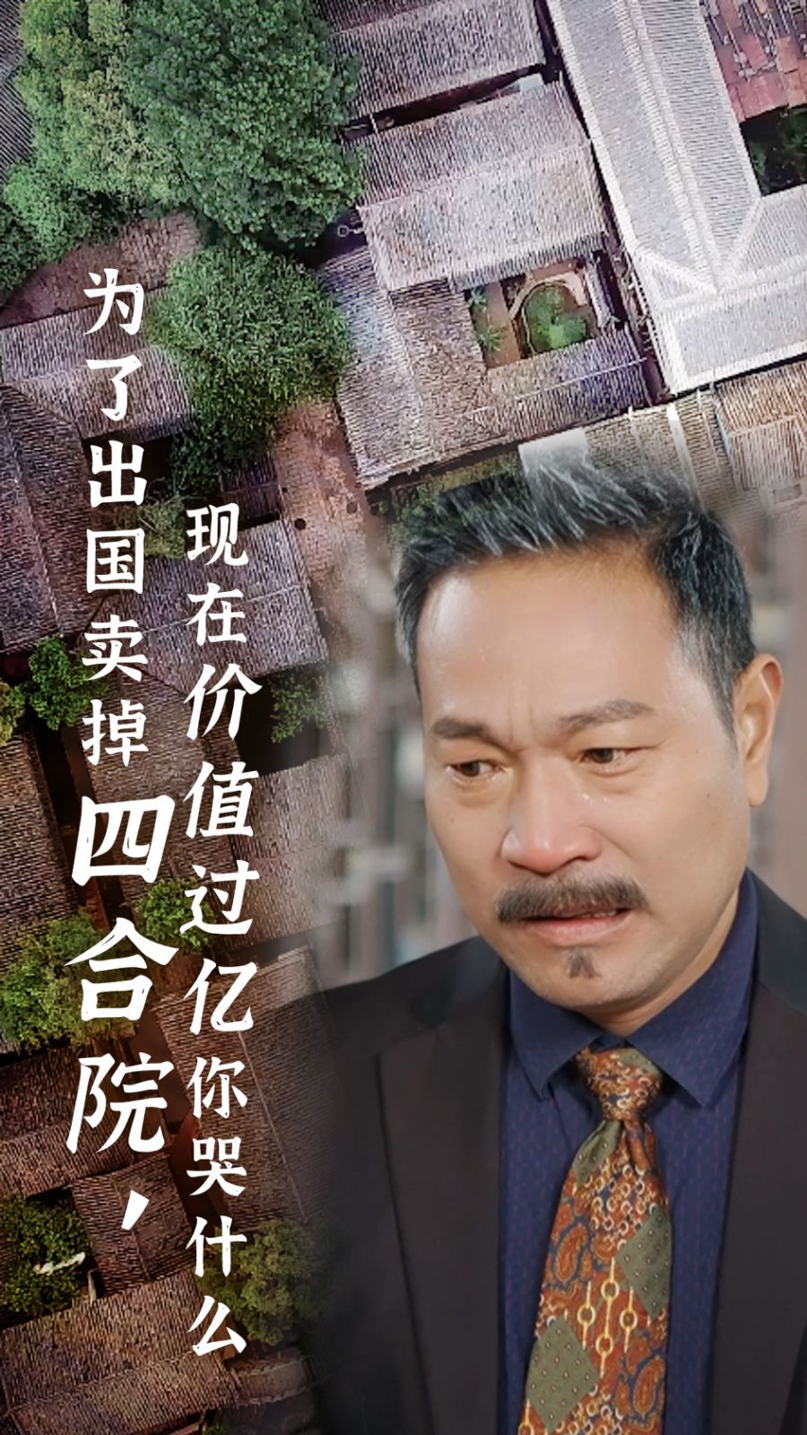 为了出国卖掉四合院现在价值过亿你哭什么}